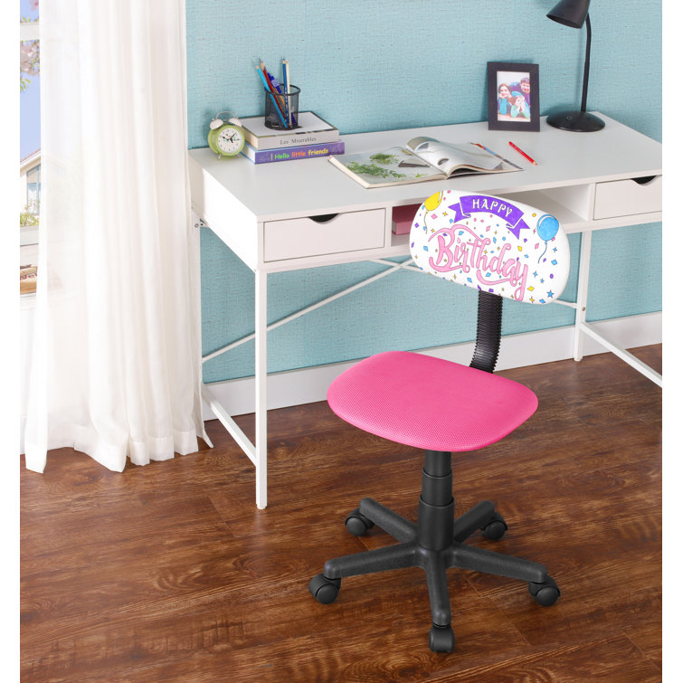 Kids pink office discount chair